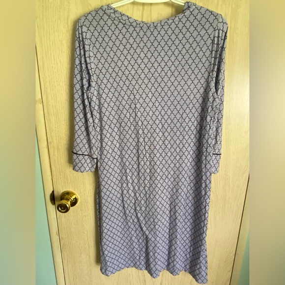 SOMA Soft Blue Geometric Night Dress Sz XS - Picture 4 of 8